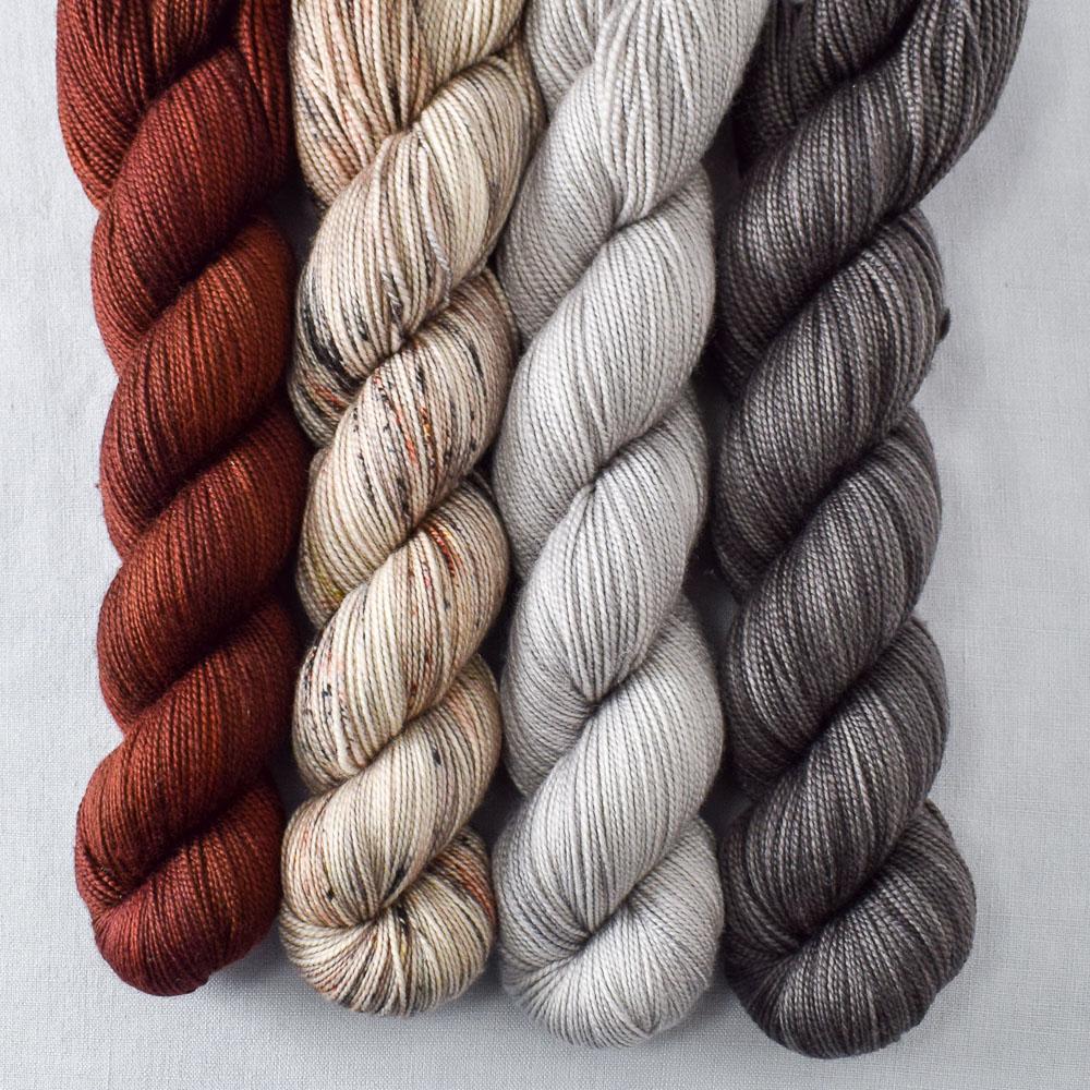Fleur de Sel, Markab, Rock Sparrow, Russet - Miss Babs Yummy 2-Ply Quartet