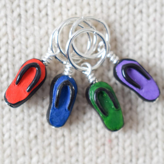 Flip Flop Stitch Markers - Miss Babs Stitch Markers