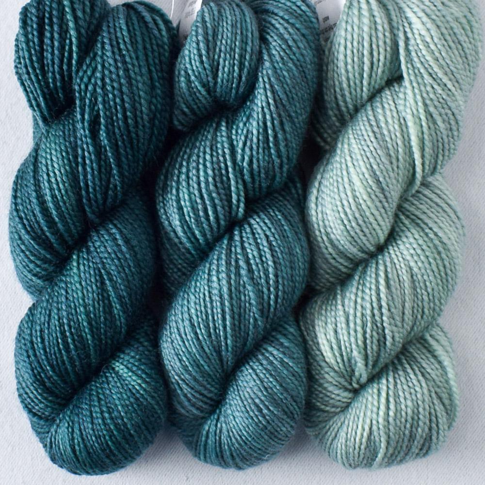 Floral Fade Set: Blackwatch, Beryl, Coconut Bay - Miss Babs Toe Trio