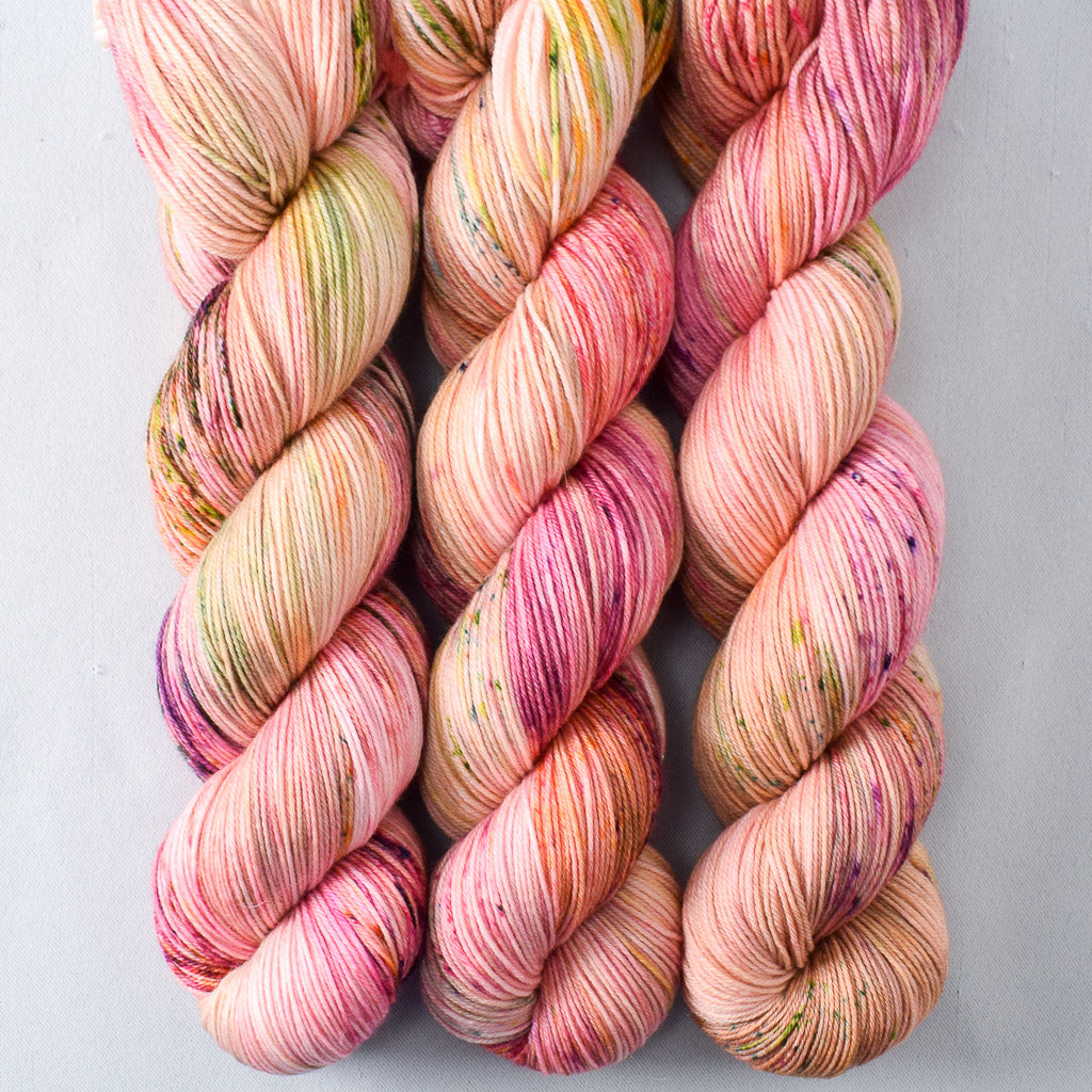 Flower Boxes - Miss Babs Tarte wool blend sock yarn