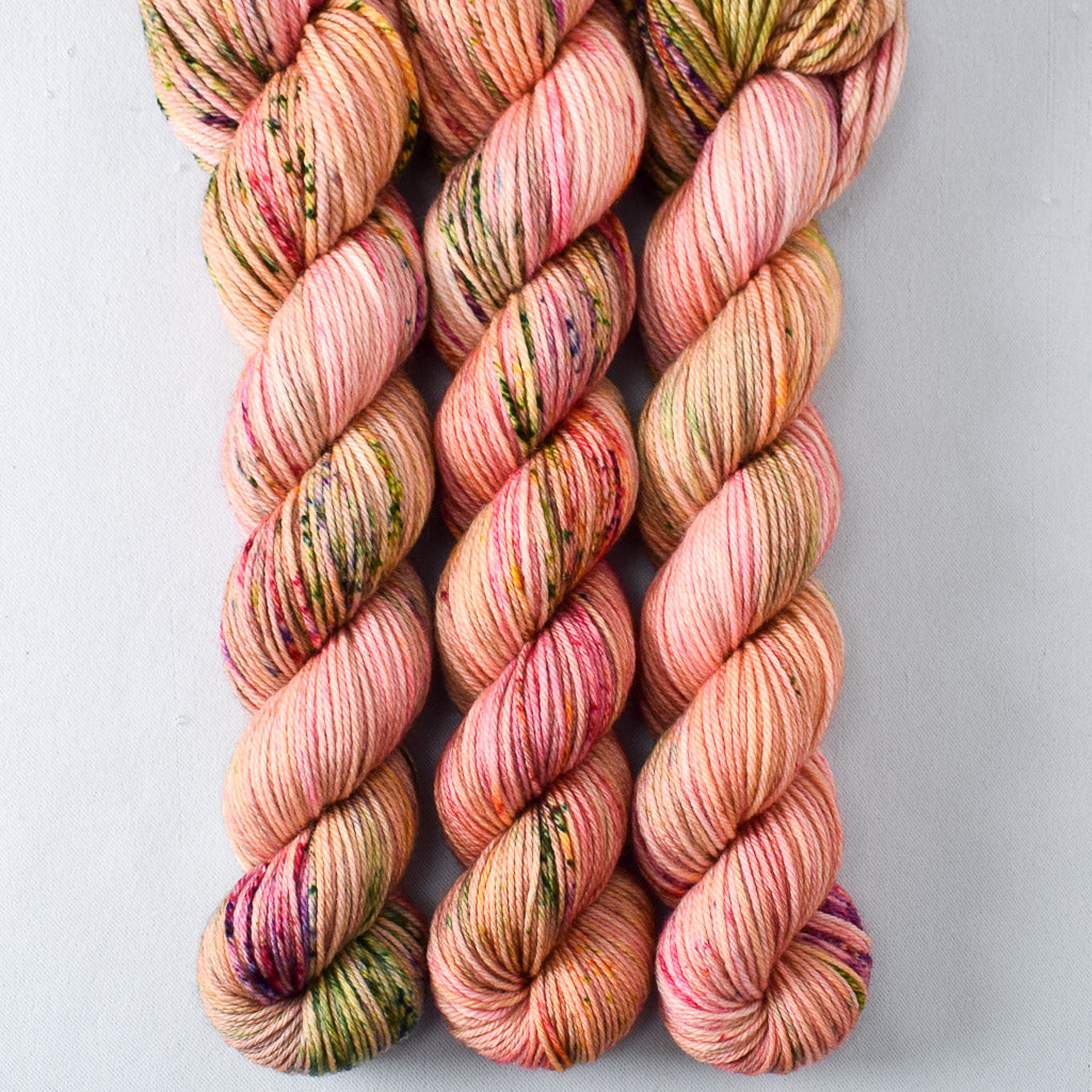 Flower Boxes - Miss Babs Yowza Mini superwash Merino wool yarn