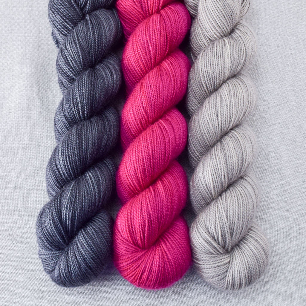 Floyd, Oyster, Pewter - Miss Babs Yummy 2-Ply Trio