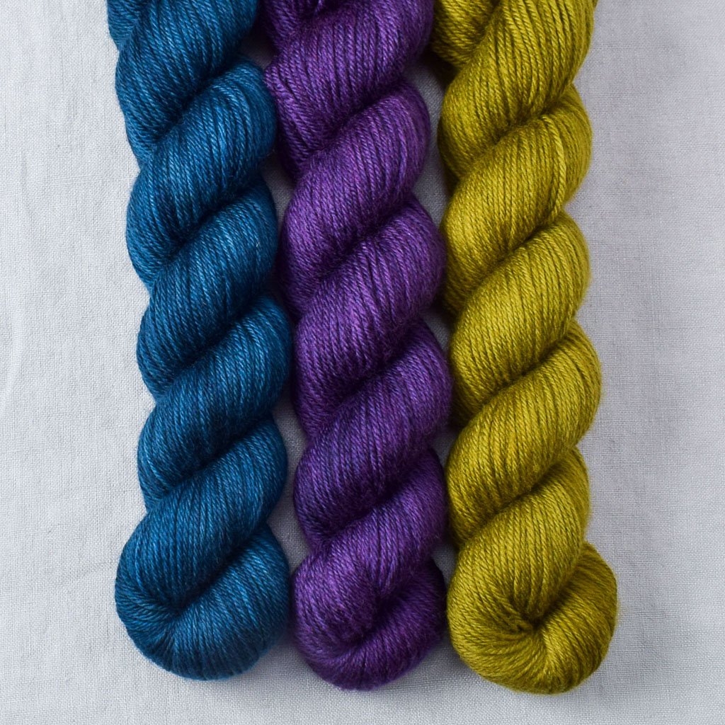 Franklin, Lilacs, Moss - Miss Babs Yowza Mini Trio