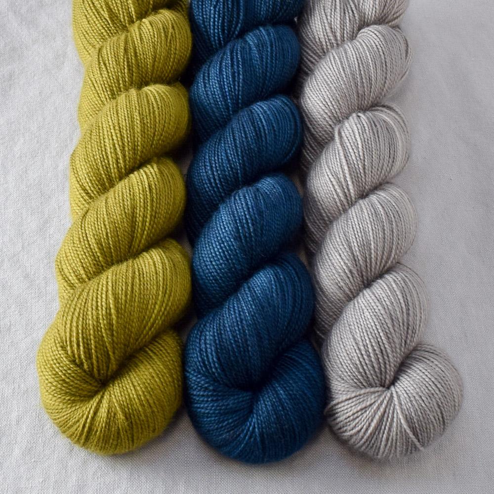 Franklin, Moss, Oyster - Miss Babs Yummy 2-Ply Trio