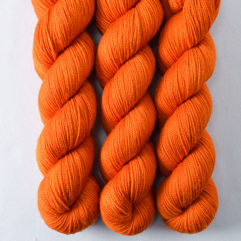 French Marigold - Miss Babs Yummy 2-Ply superwash Merino wool yarn
