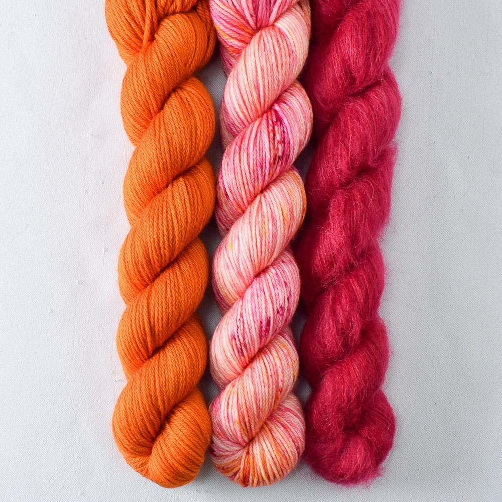 French Marigold, Scarlet Pimpernel, Spotted Flowers - Miss Babs Pillowy Cowl Set