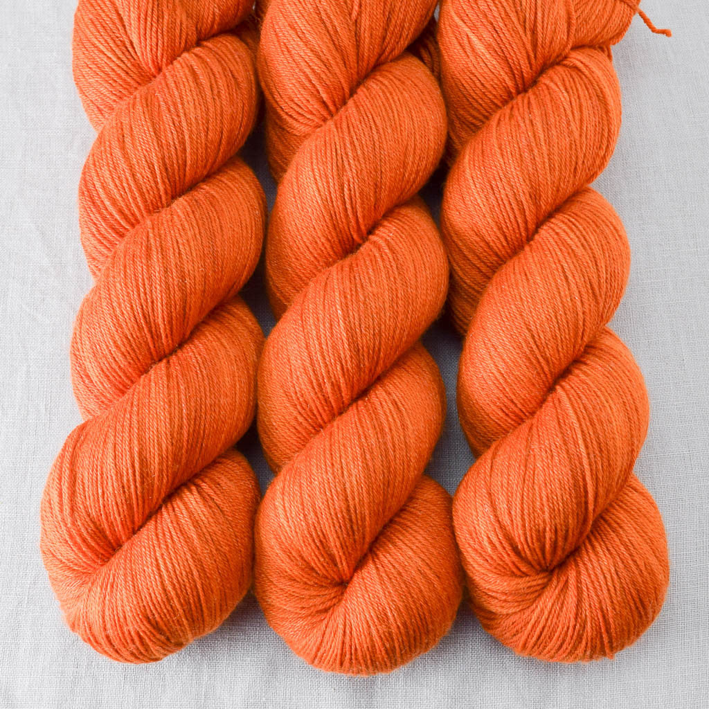 French Marigold - Miss Babs Tarte wool blend sock yarn