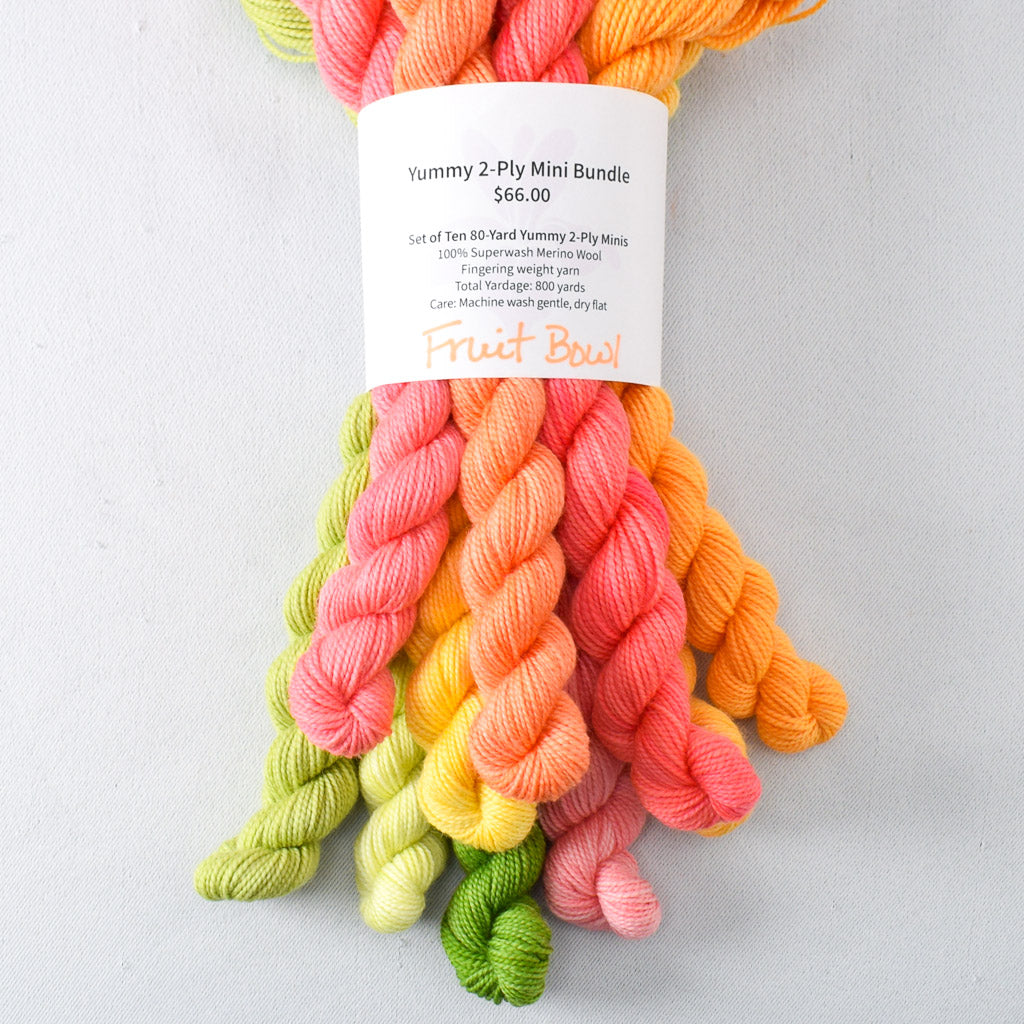Fruit Bowl - Miss Babs Yummy 2-Ply Mini Bundle