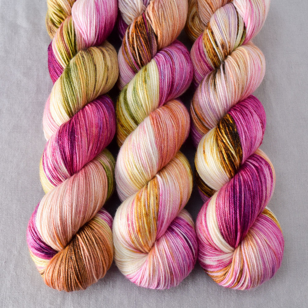 Garden Party - Miss Babs Tarte wool blend sock yarn