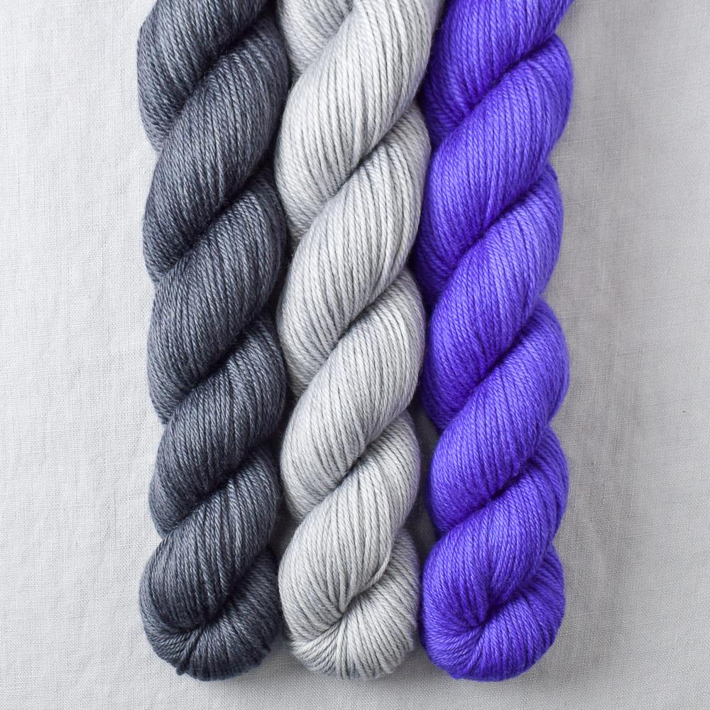 Gentian, Pewter, Quicksilver - Miss Babs Yowza Mini Trio