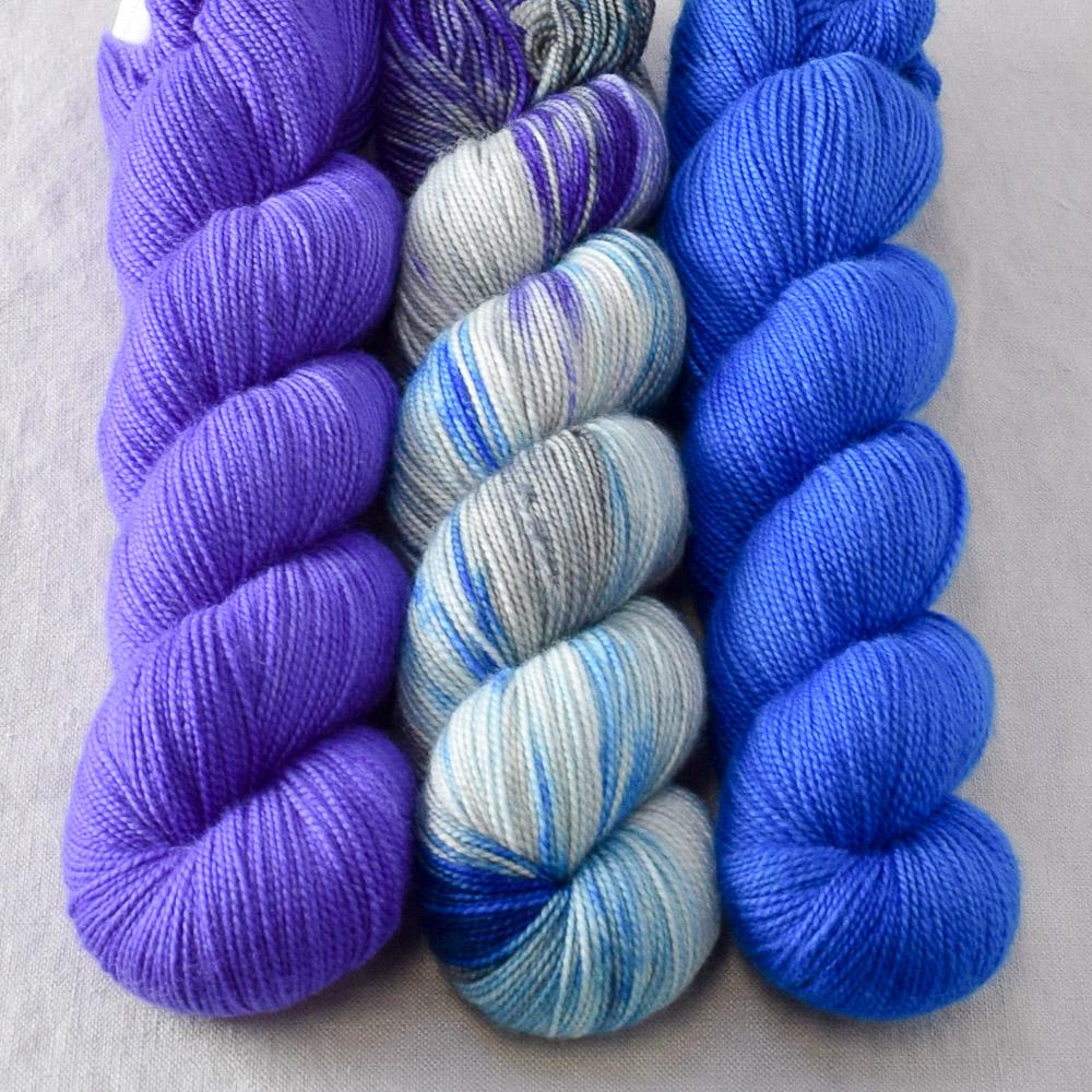 Gentian, Prince, Zing - Miss Babs Yummy 2-Ply Trio