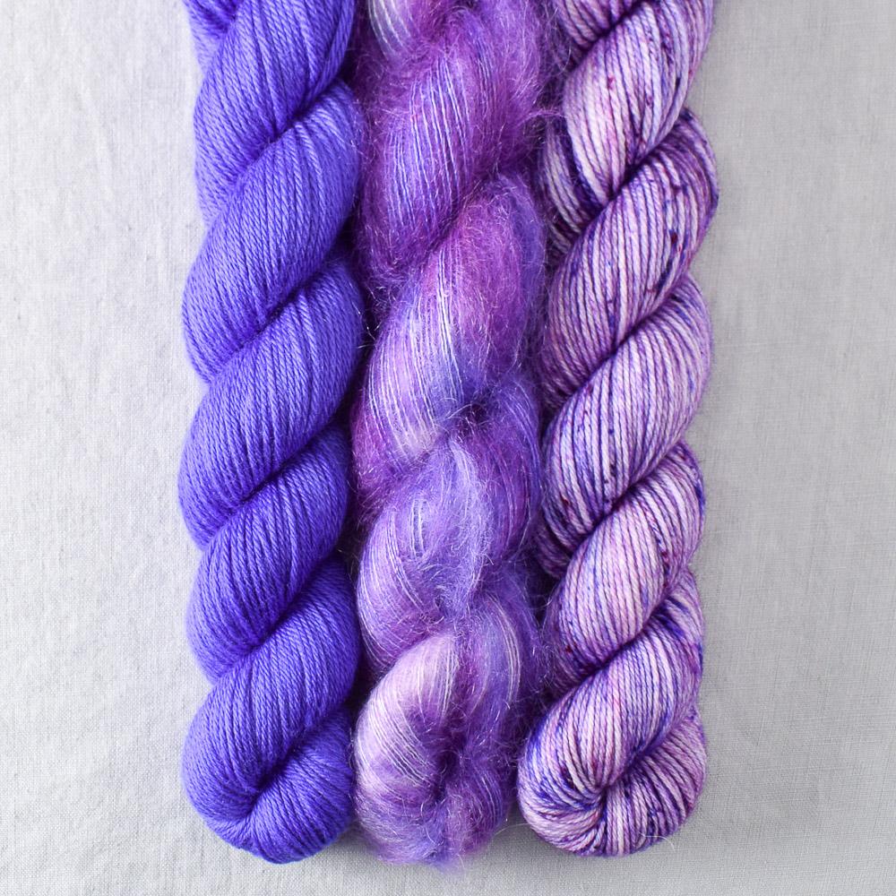 Gentian, Purple Joy - Miss Babs Pillowy Cowl Set