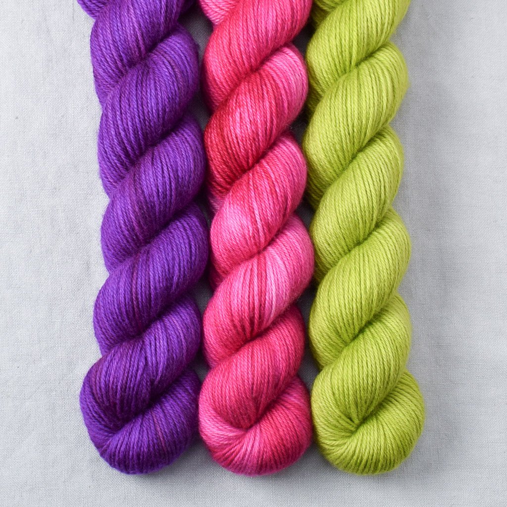Ghoulish, Hot to Trot, Violaceous - Miss Babs Yowza Mini Trio