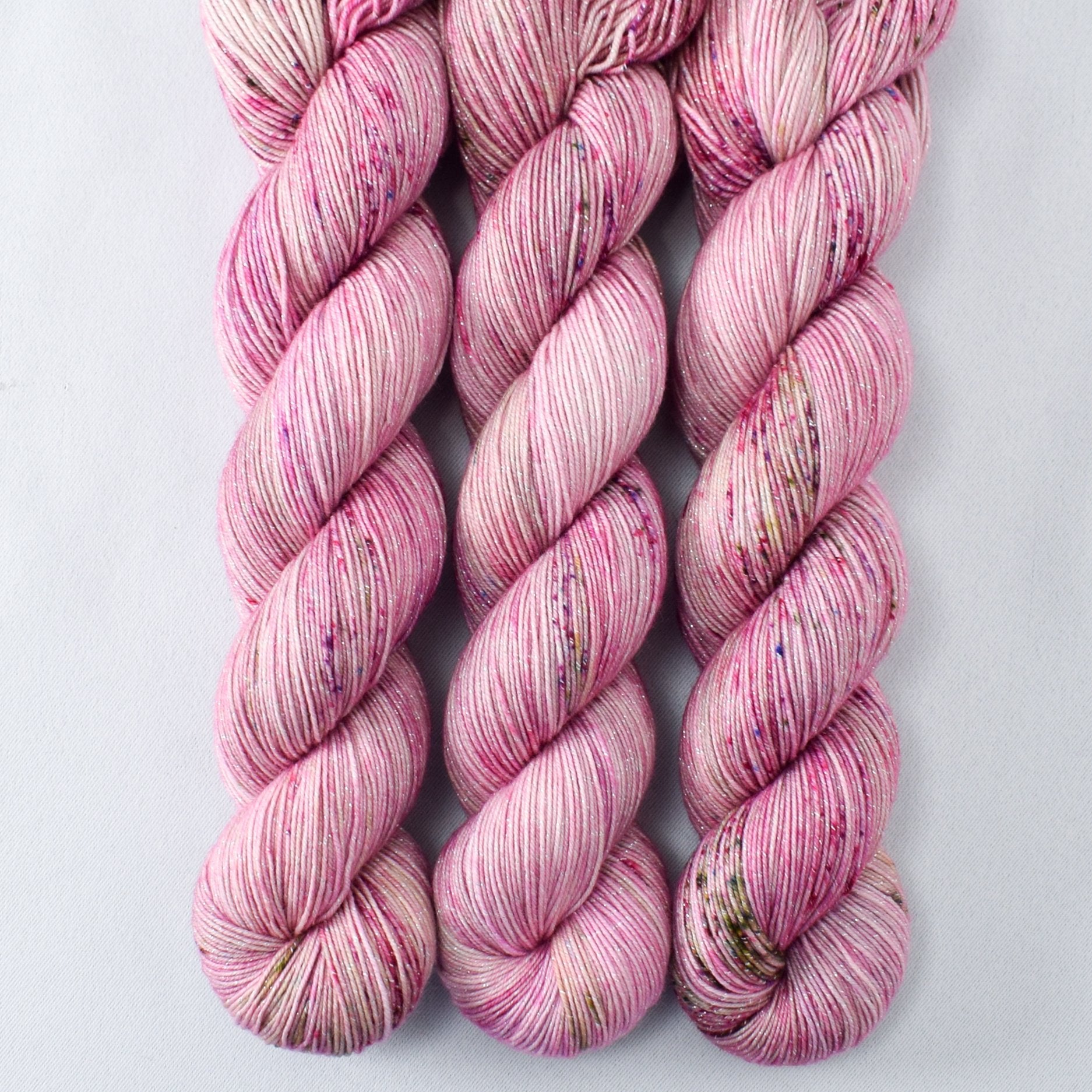 Gibson Girl - Miss Babs Estrellita fingering weight superwash merino and Lurex yarn