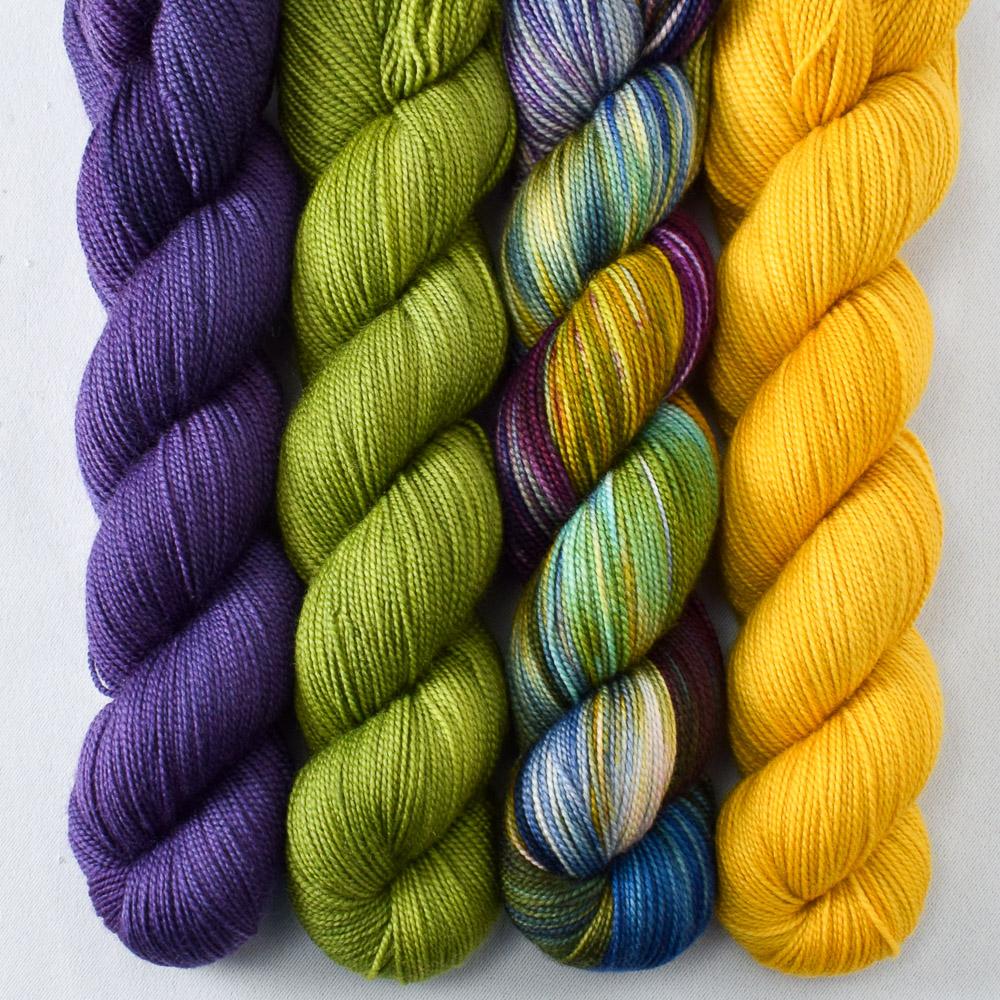 Goldenrod, Lilacs, Party Favors, Rhizome - Miss Babs Yummy 2-Ply Quartet