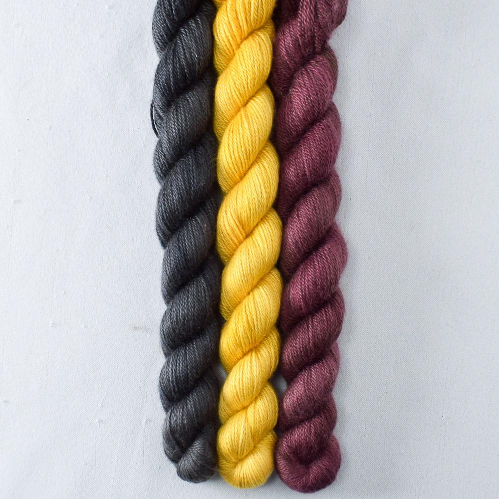 Goldenrod, Mahogany, Sable - Miss Babs Sojourn Trio