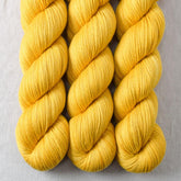 Goldenrod - Miss Babs Tarte wool blend sock yarn