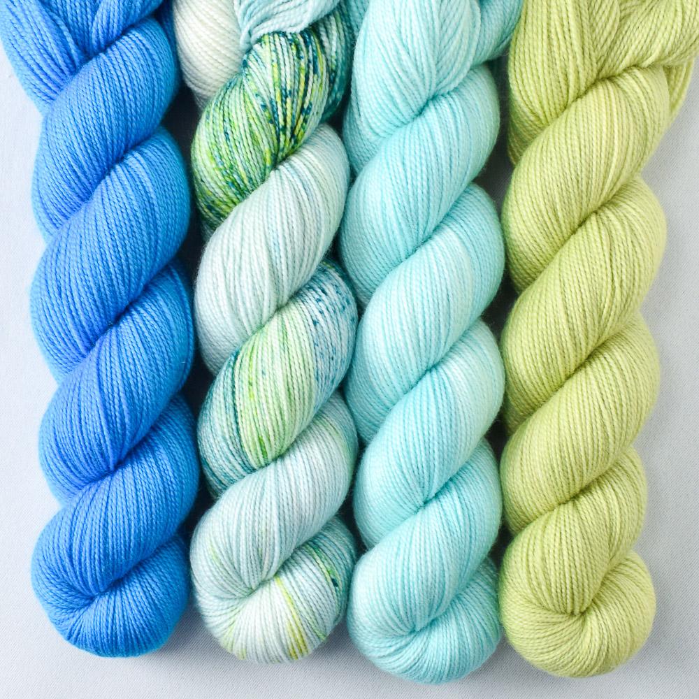 Goldfinch, Marine, Mojito, Watering Can - Miss Babs Yummy 2-Ply Quartet