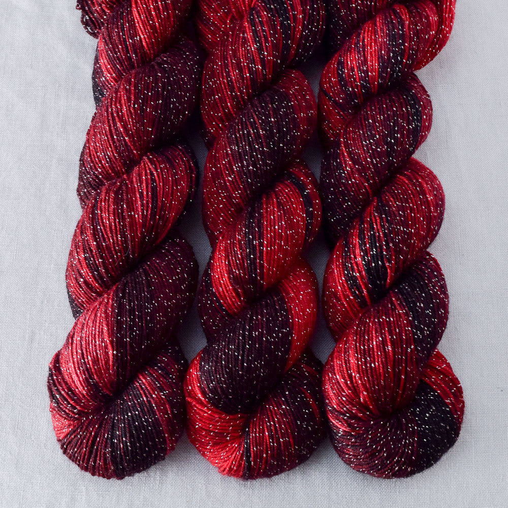 Gotta Love Me - Miss Babs Estrellita fingering weight superwash merino and Lurex yarn