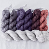 Grand Bazaar Gradient Set and Fleur de Sel Yummy 2-Ply - Shawl Set