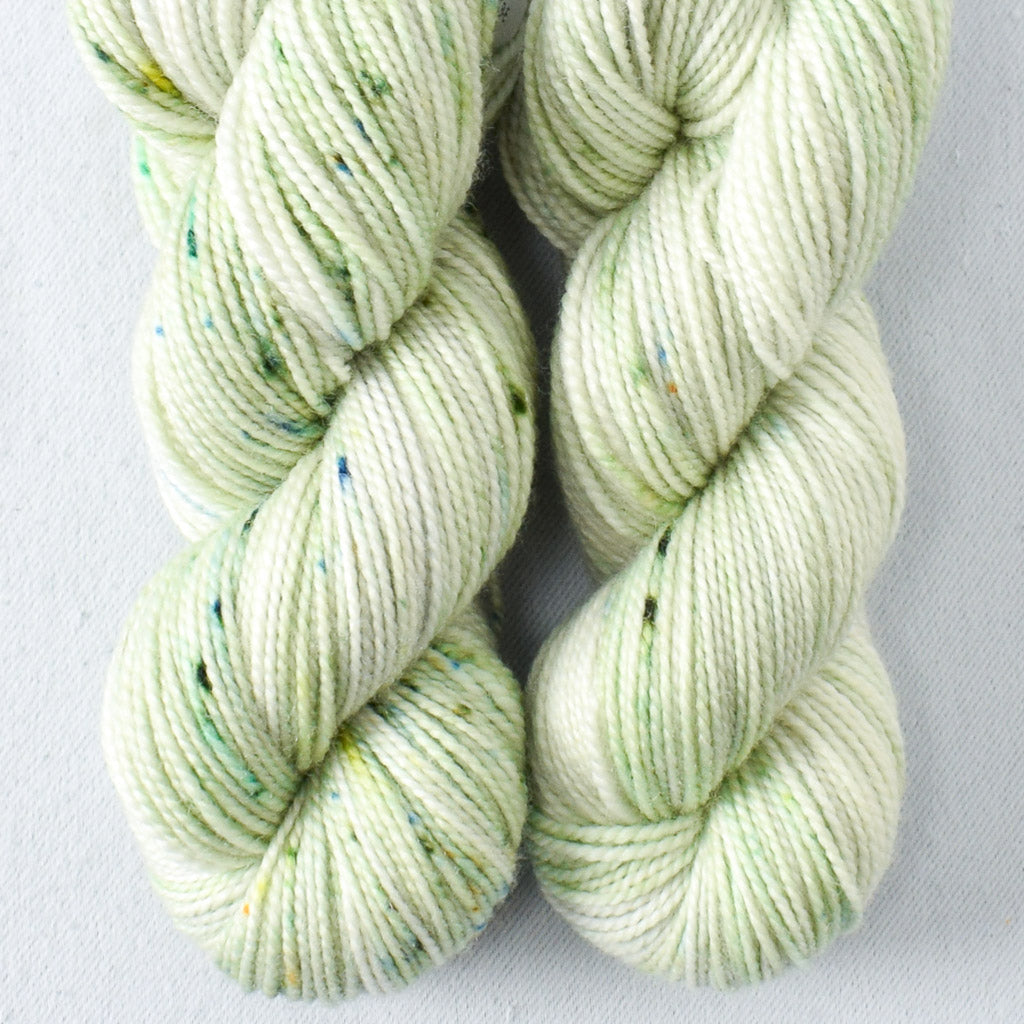 Green Eyed Monster - Miss Babs Yummy 2-Ply Toes superwash Merino wool yarn