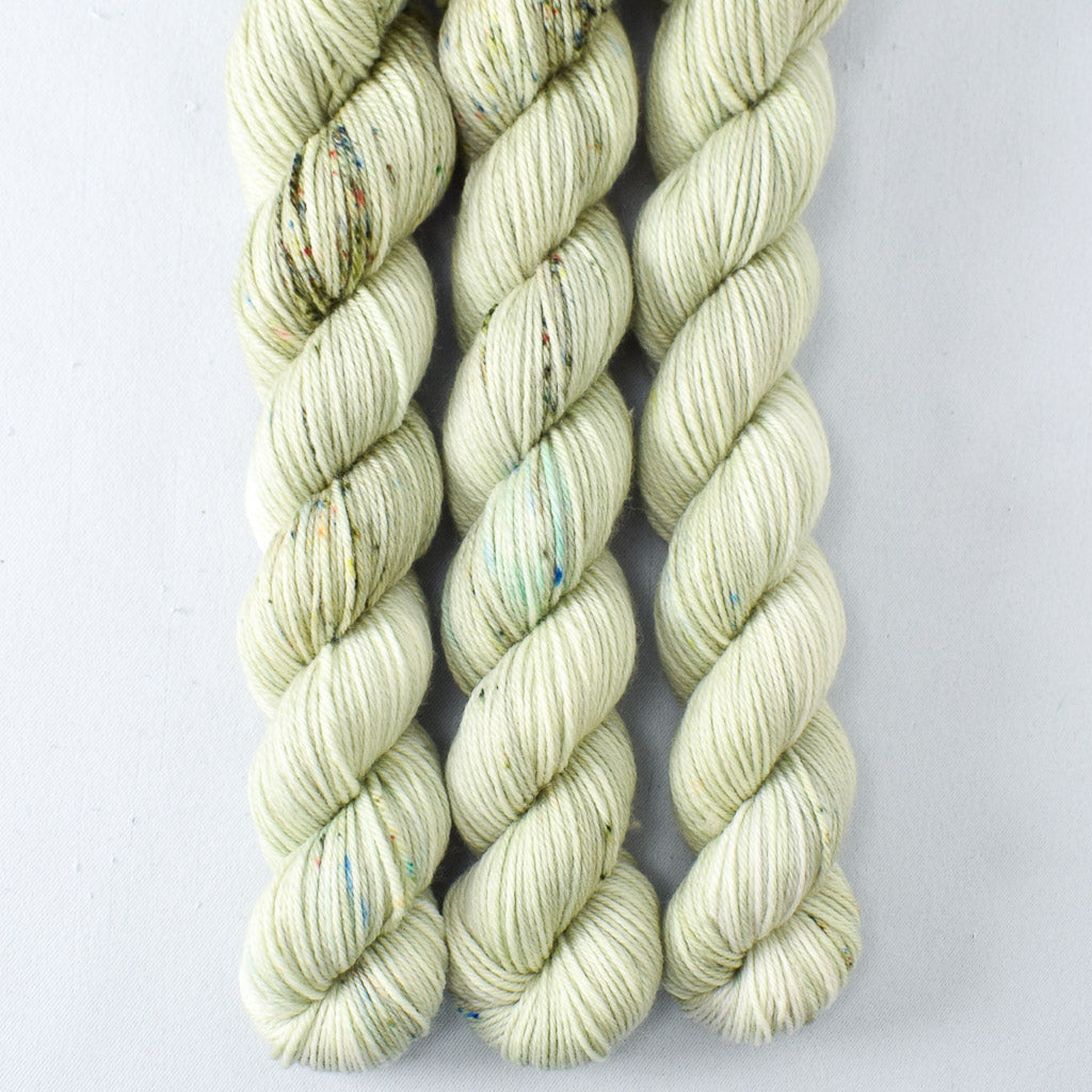 Green Eyed Monster - Miss Babs Yowza Mini superwash Merino wool yarn