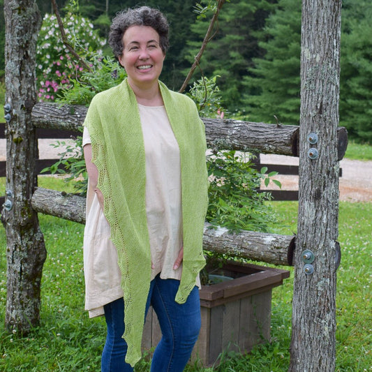 Green Light Shawl - Miss Babs Project