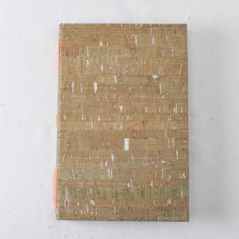 Large Handmade Journal with Green Shimmer Cover