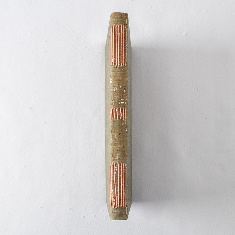 Large Handmade Journal with Green Shimmer Cover