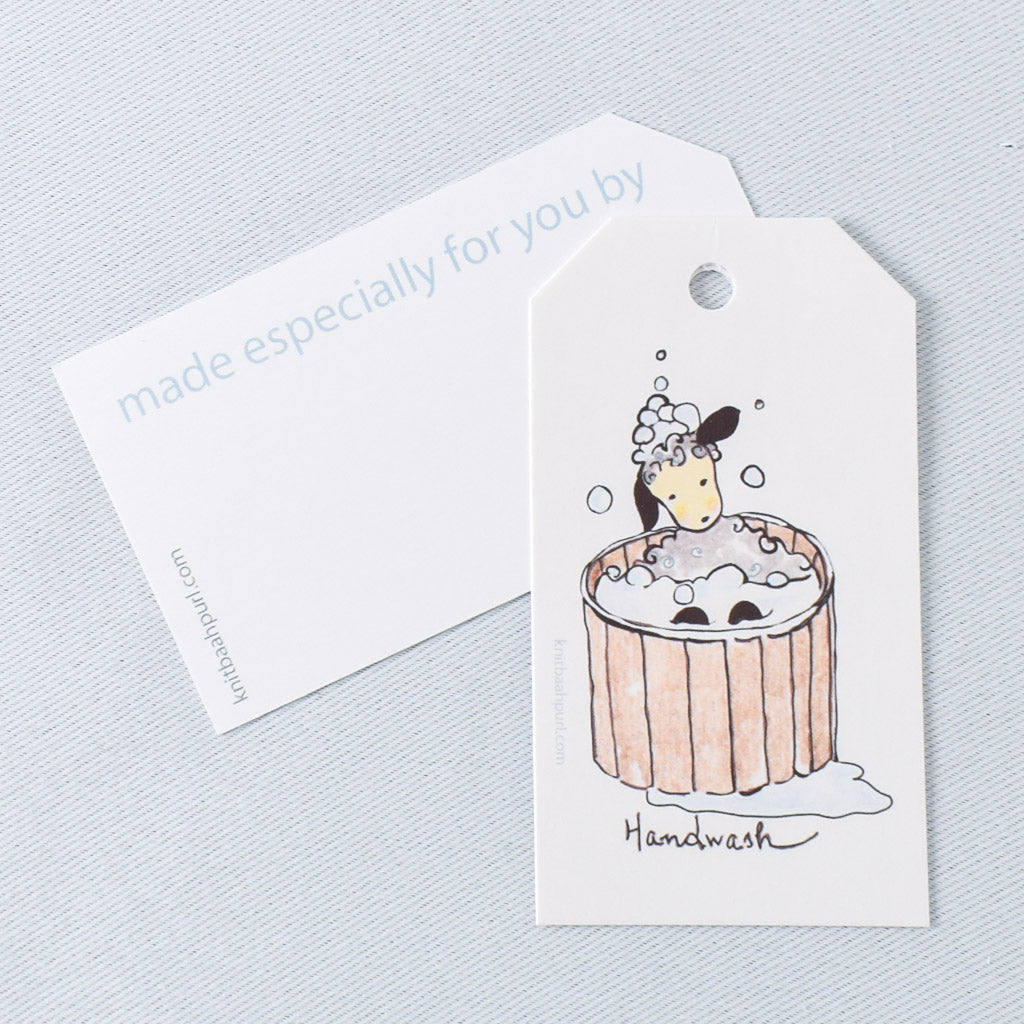 Handwash Gift Tag Package of 10 - Miss Babs Notions