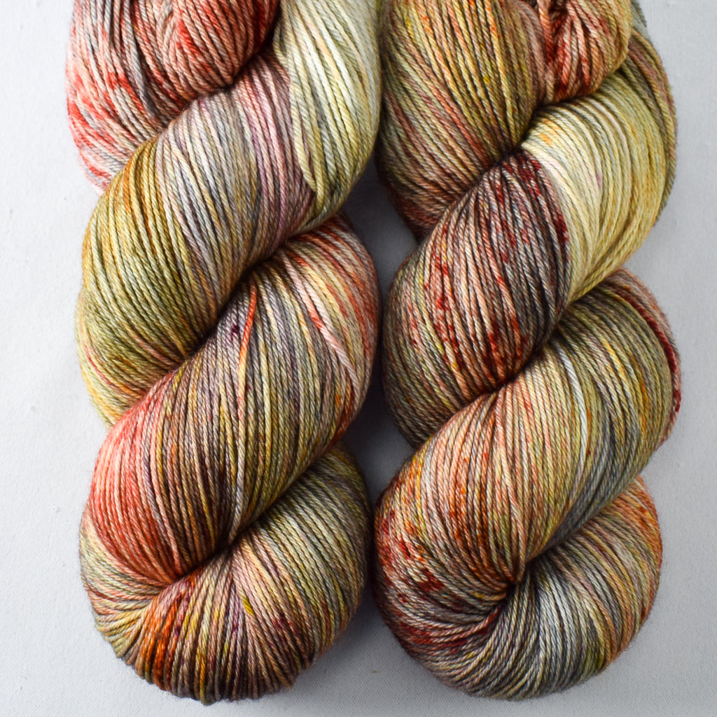 Harvest Plenty Without Purple - Miss Babs Yowza superwash Merino wool yarn