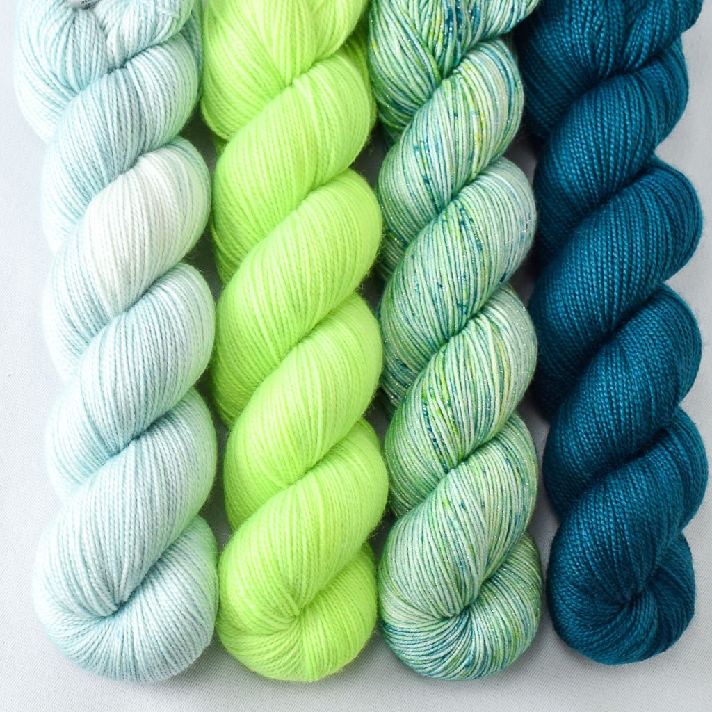 Hijinx, Mojito, River Severn, Zone out - Miss Babs Yummy 2-Ply and Estrellita Quartet