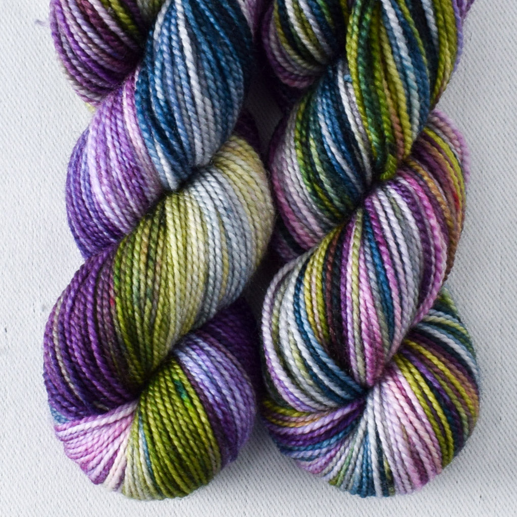 Hillside Lupine - Miss Babs Yummy 2-Ply Toes superwash Merino wool yarn