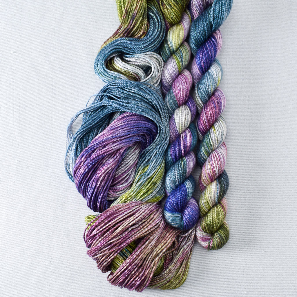 Hillside Lupine - Miss Babs Sojourn cashmere and silk yarn