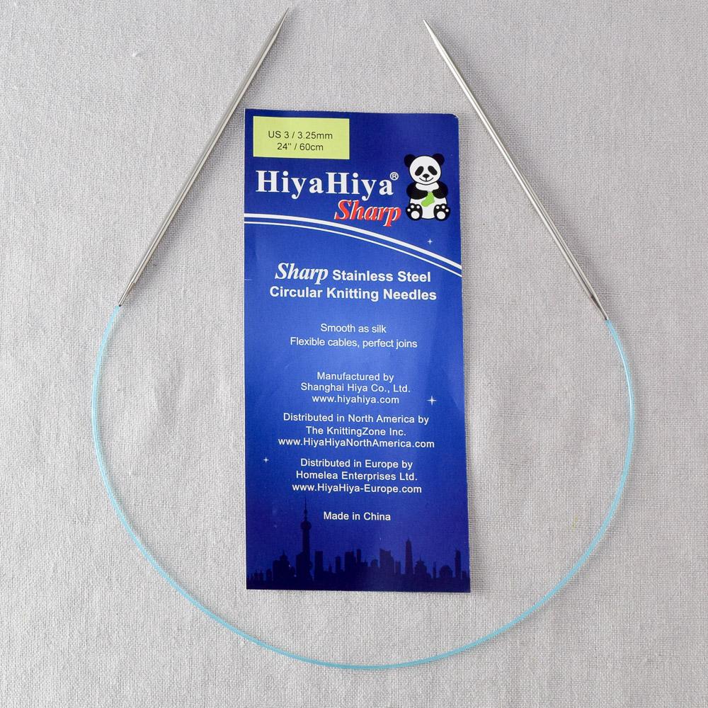 HiyaHiya 24" Sharp Steel Circular Needle