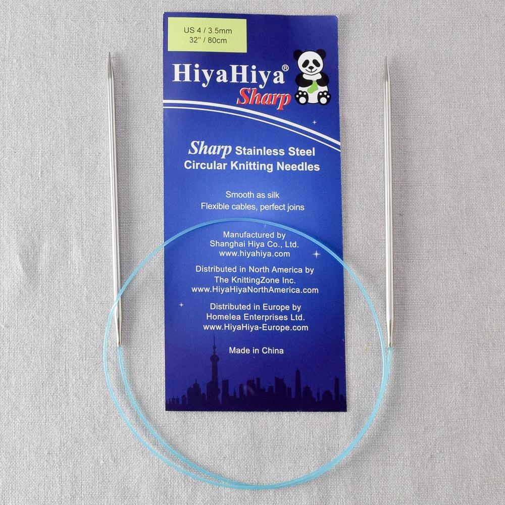 HiyaHiya 32" Sharp Steel Circular Needle