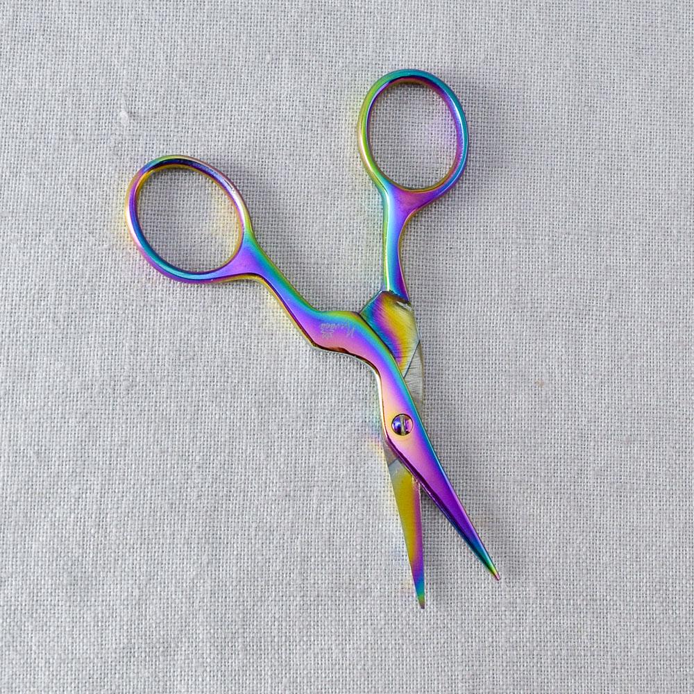 Iridescent Titanium Finish Scissors - Miss Babs Notions