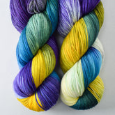 Iris Blooms - Miss Babs Yowza superwash Merino wool yarn