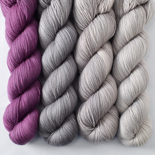 Japanese Maple, Enif, Beechwood, Fleur de Sel - Miss Babs Yummy 2-Ply Geogradient Set