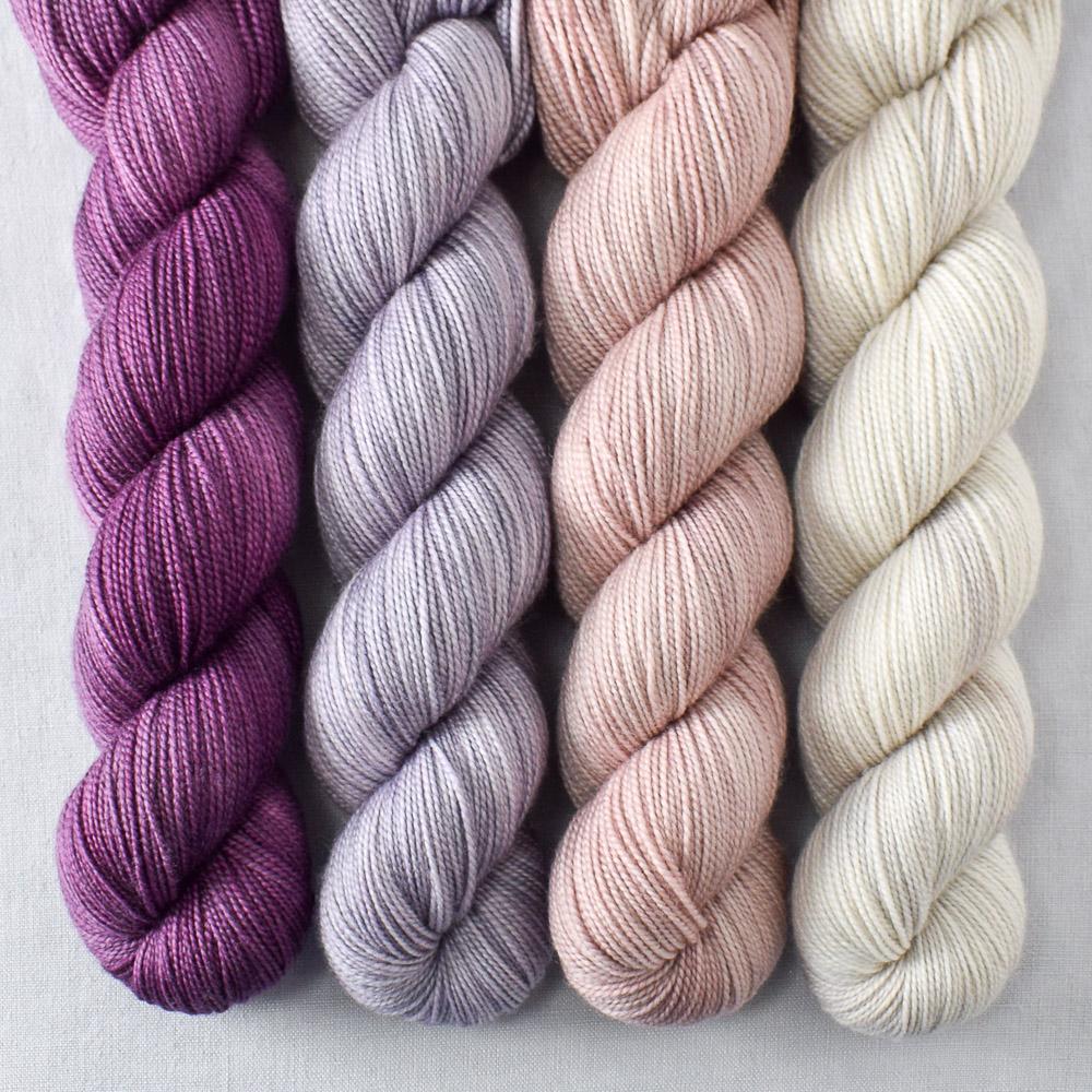 Japanese Maple, Provence, Together, White Peppercorn - Miss Babs Yummy 2-Ply Quartet