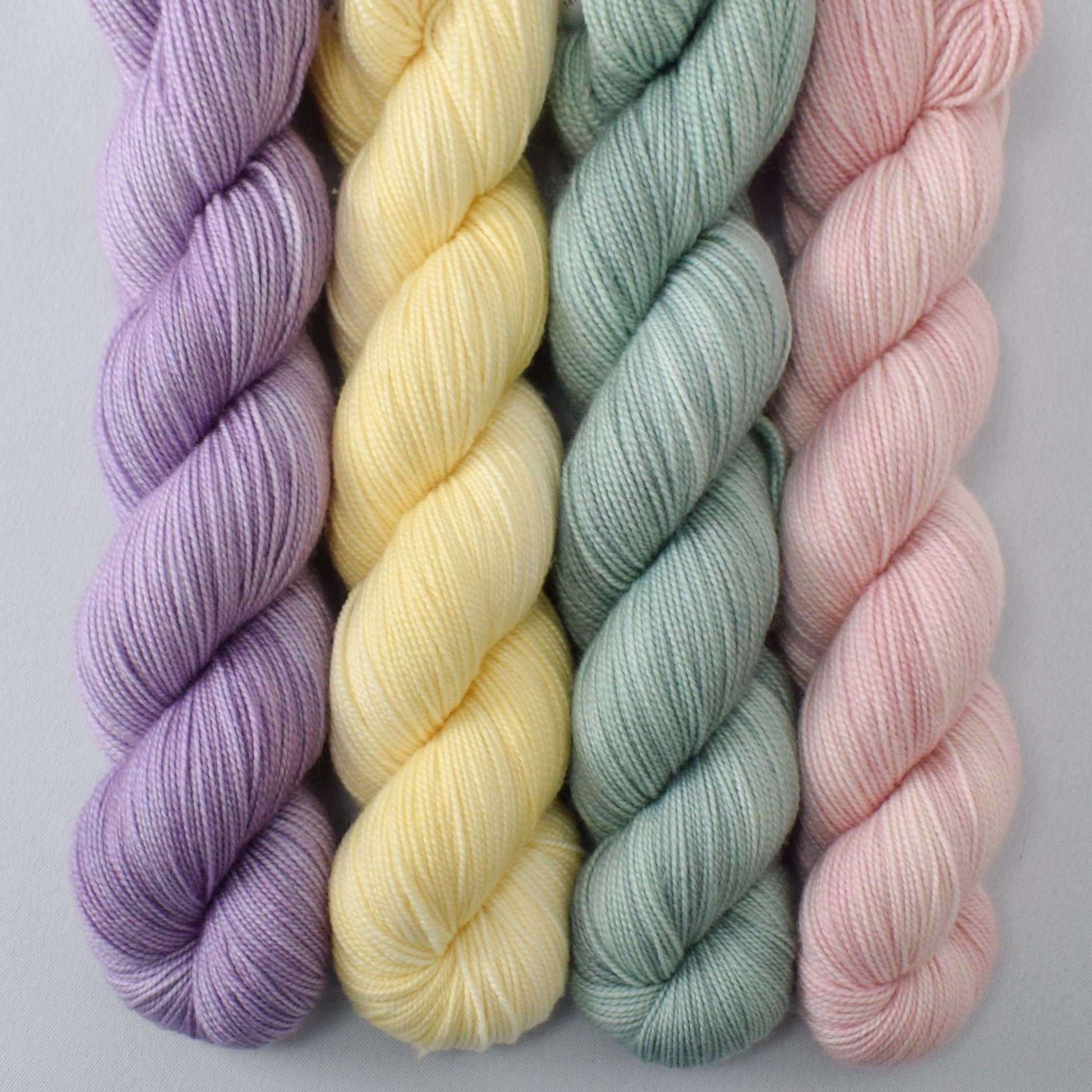 Jonquil, Palm Valley, Sugar, Theluj - Miss Babs Yummy 2-Ply Quartet