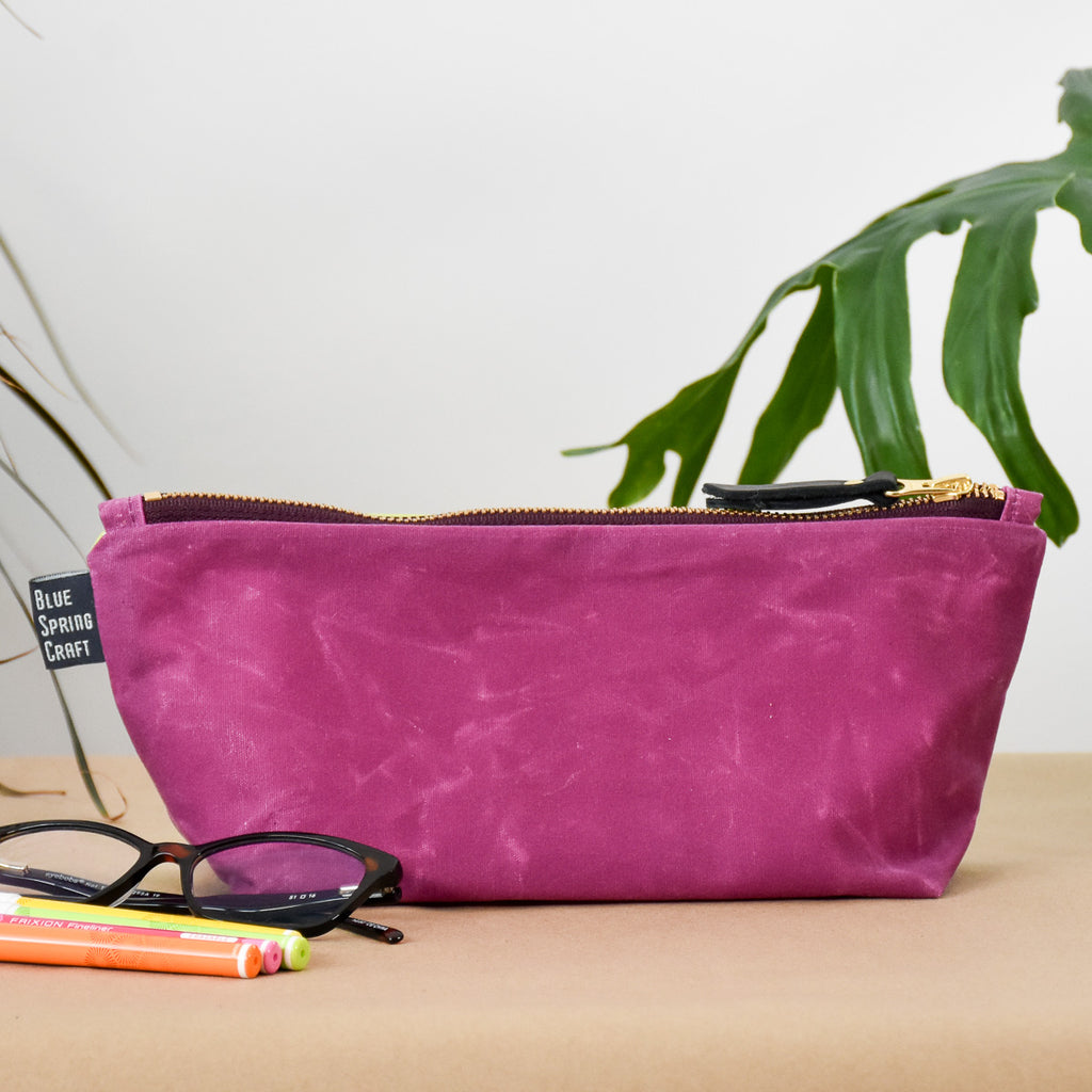 Kiwi and Deep Fuchsia Bag No. 1 - The Essentials Bag