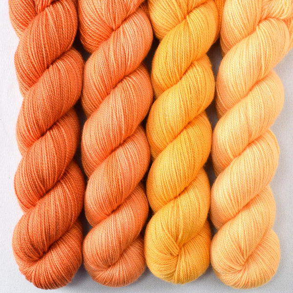 Kumquat, Month of Sundays, Sugar Maple 3, Torchbearer - Miss Babs Yummy 2-Ply Quartet