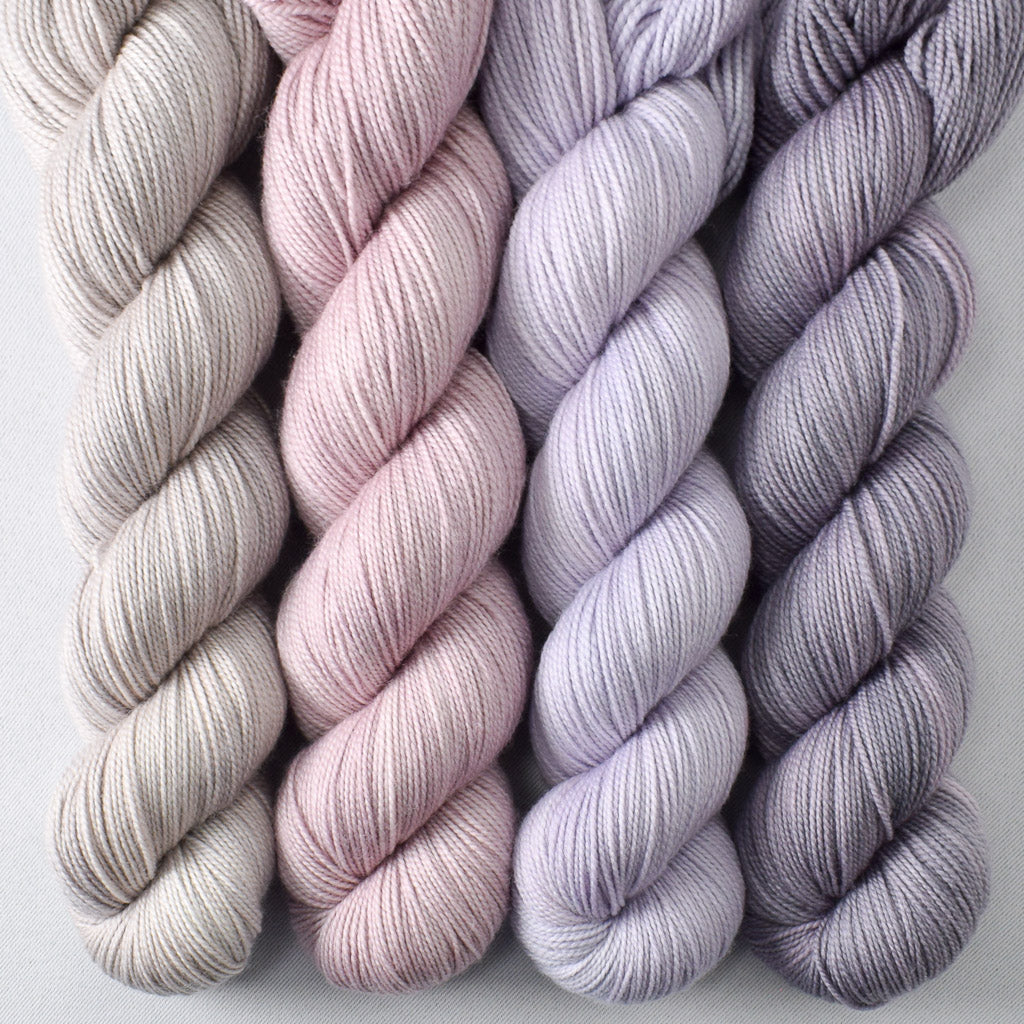Lace Murex, Softly, Crystal Opal, Chinchilla - Miss Babs Yummy 2-Ply Quartet