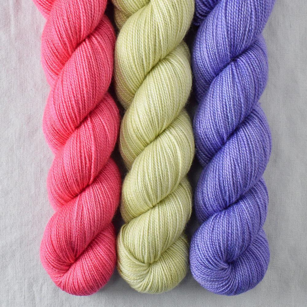 Lacewing, Light Clematis, Sweet Pea - Miss Babs Yummy 2-Ply Trio