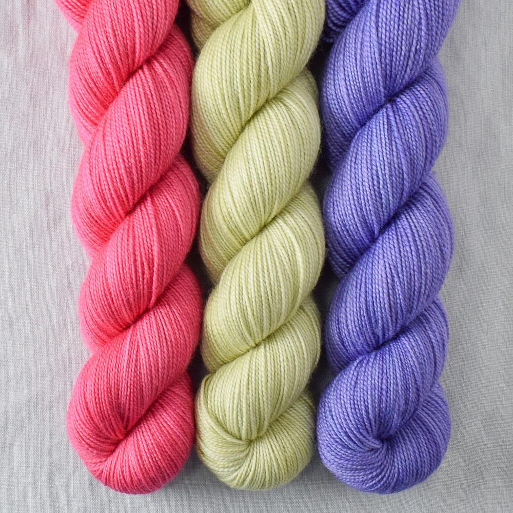 Lacewing, Light Clematis, Sweet Pea - Miss Babs Yummy 2-Ply Trio