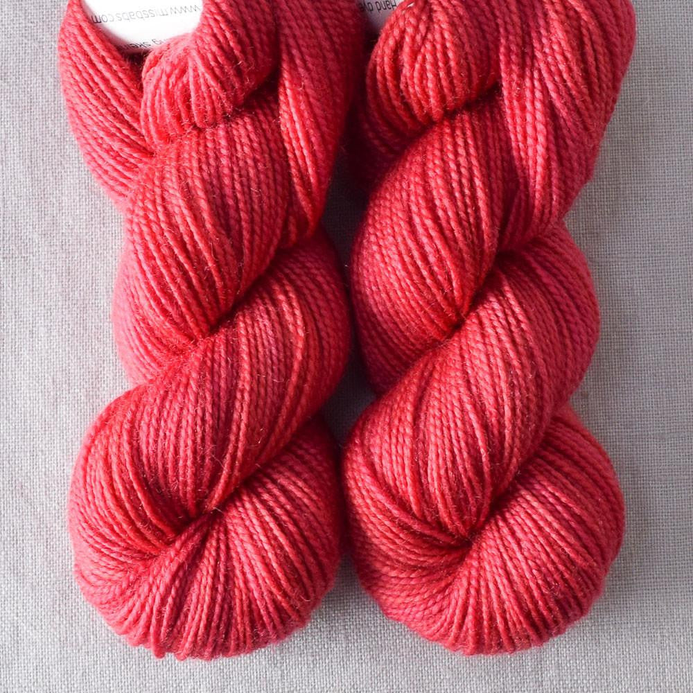 Lady Bug - Miss Babs Yummy 2-Ply Toes superwash Merino wool yarn