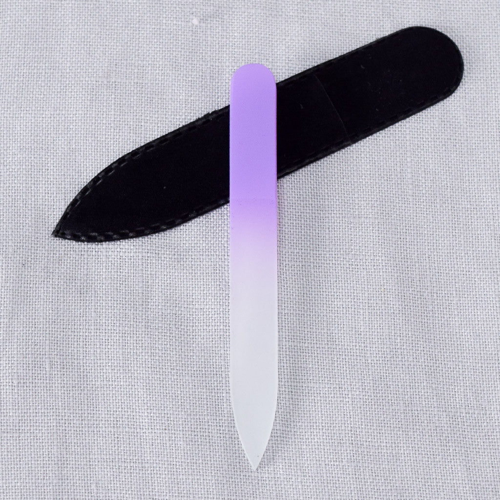 Glass Nail File - Lavender
