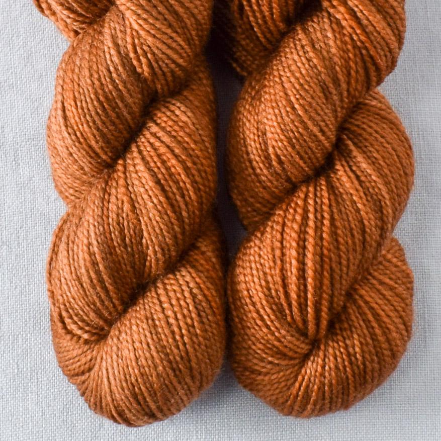 Leaf Pile - Miss Babs Yummy 2-Ply Toes superwash Merino wool yarn