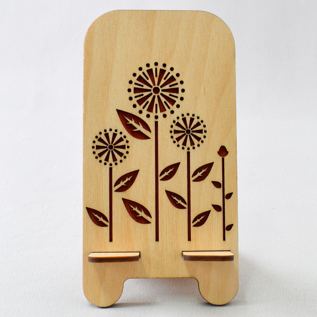 Lemonwood Flower Garden Phone Stand - Miss Babs Notions